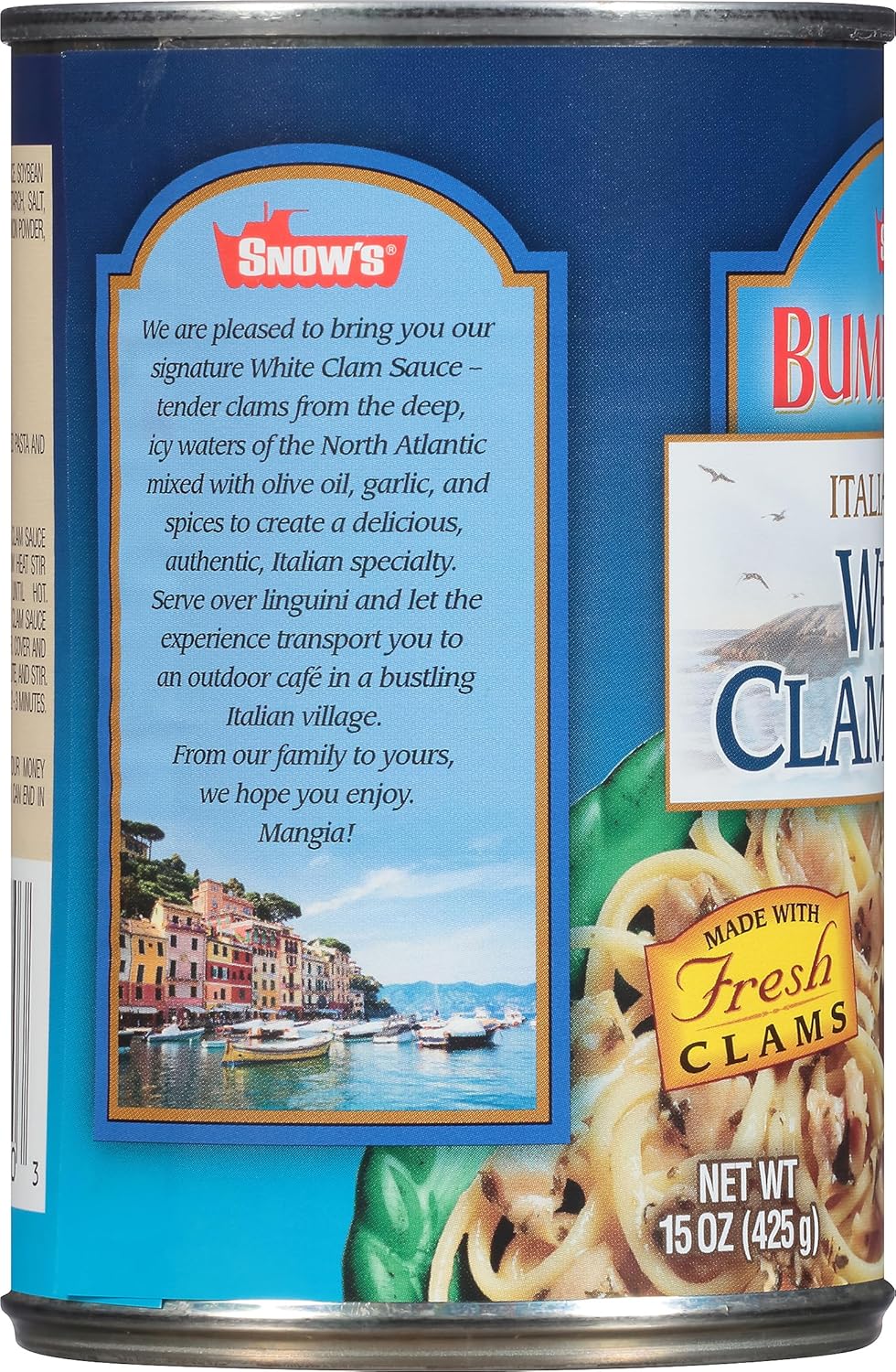Snow's_Italian_Style_White_Clam_Sauce,_15_Ounce_-_Authentic_Italian_Clam_Sauce_-_Made_with_Fresh_Clams,_Garlic_&_Spices_-_MSC_Certified