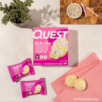 Quest_Nutrition_Frosted_Protein_Cookies,_Birthday_Cake,_<1g_Sugar,_5g_Protein,_1g_Net_Carbs,_Gluten_Free,_8_Cookies