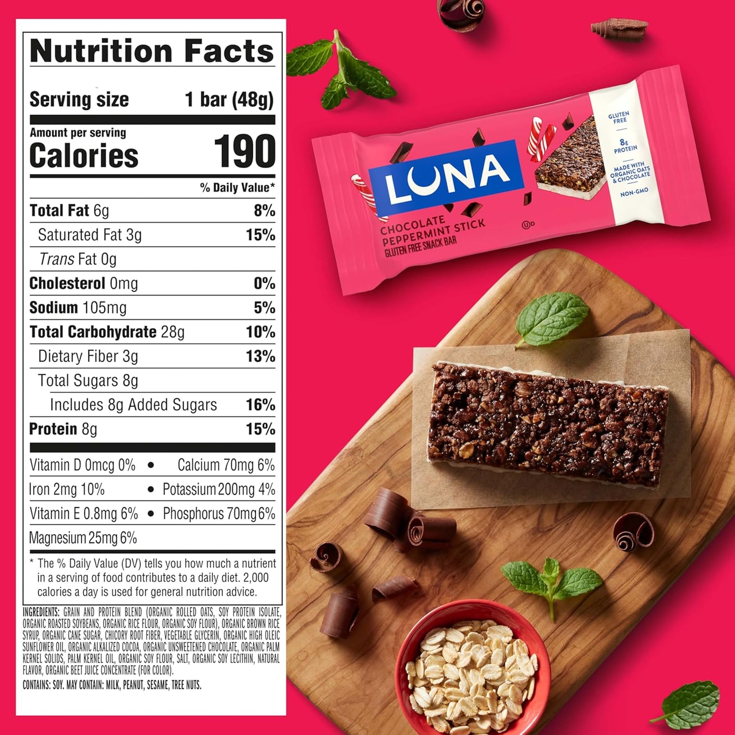 LUNA_Bar_-_Chocolate_Peppermint_Stick_Flavor_-_Gluten_Free_Snack_Bars_-_Non-GMO_-_Protein_Bars_-_Made_with_Organic_Oats_-_Value_Pack_(12_Pack)