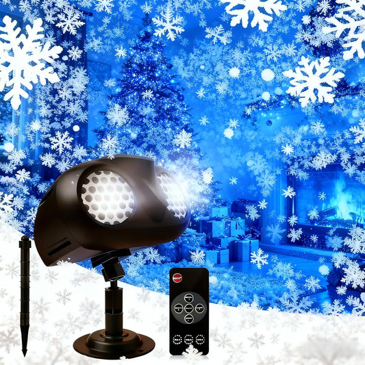 Christmas_Projector_Lights_Outdoor,_Dual_Head_Dynamic_Snowflake_Projector_with_RF_Remote_&_Timer,_IP65_Waterproof_360°_Rotating_LED_Snow_Projection_for_Garden,_Patio,_Wall,_Indoor/Outdoor_Decoration
