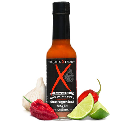Elijah's_Xtreme_Ghost_Pepper_Hot_Sauce,_Handcrafted_Award_Winning_Blend_of_Ghost_Peppers,_Habanero_Garlic_&_Lime,_Extreme_Heat_&_Flavor