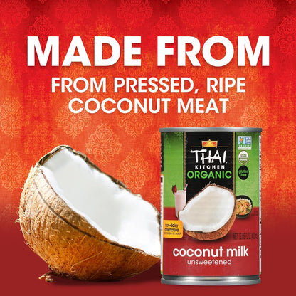 Thai_Kitchen_Organic_Unsweetened_Coconut_Milk,_13.66_fl_oz_(Pack_of_12)