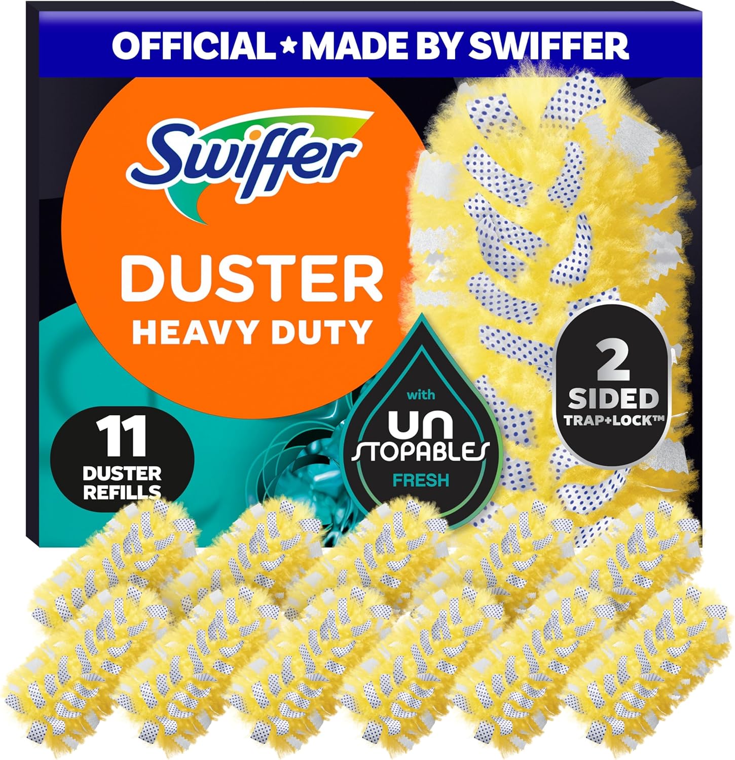 Swiffer_Dusters_Multi-Surface_Heavy_Duty_Duster_Refills,_Unstopables_Fresh_Scent,_11_Count