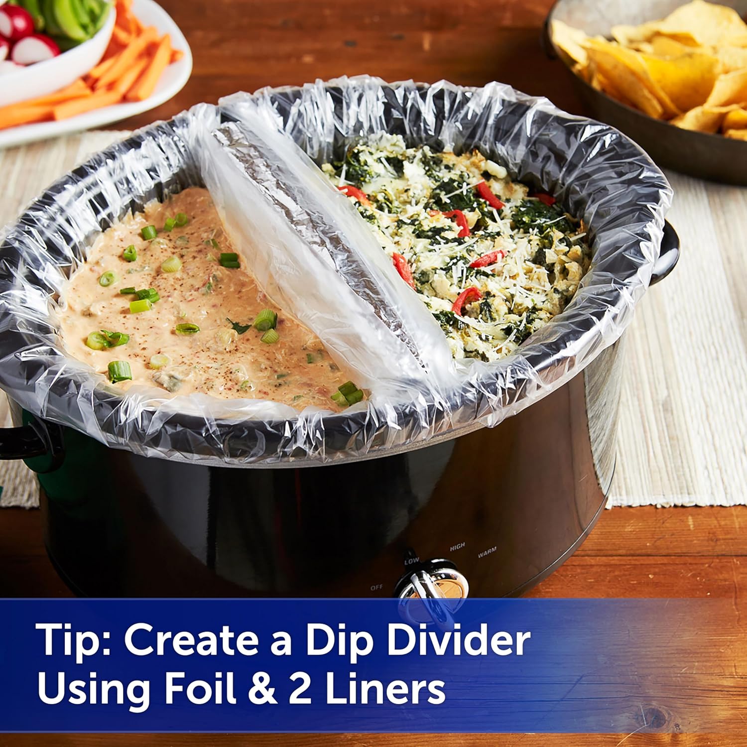 ​​Reynolds_Kitchens_Bulk_Slow_Cooker_Liners,_20_Count,_Fits_3-8_Quart_Round_and_Oval_Slow_Cookers,_Regular_Size,_BPA-Free_Nylon_Blend_Construction,_Heat-Resistant_Up_to_400F,_Prevents_Stuck_on_Food​