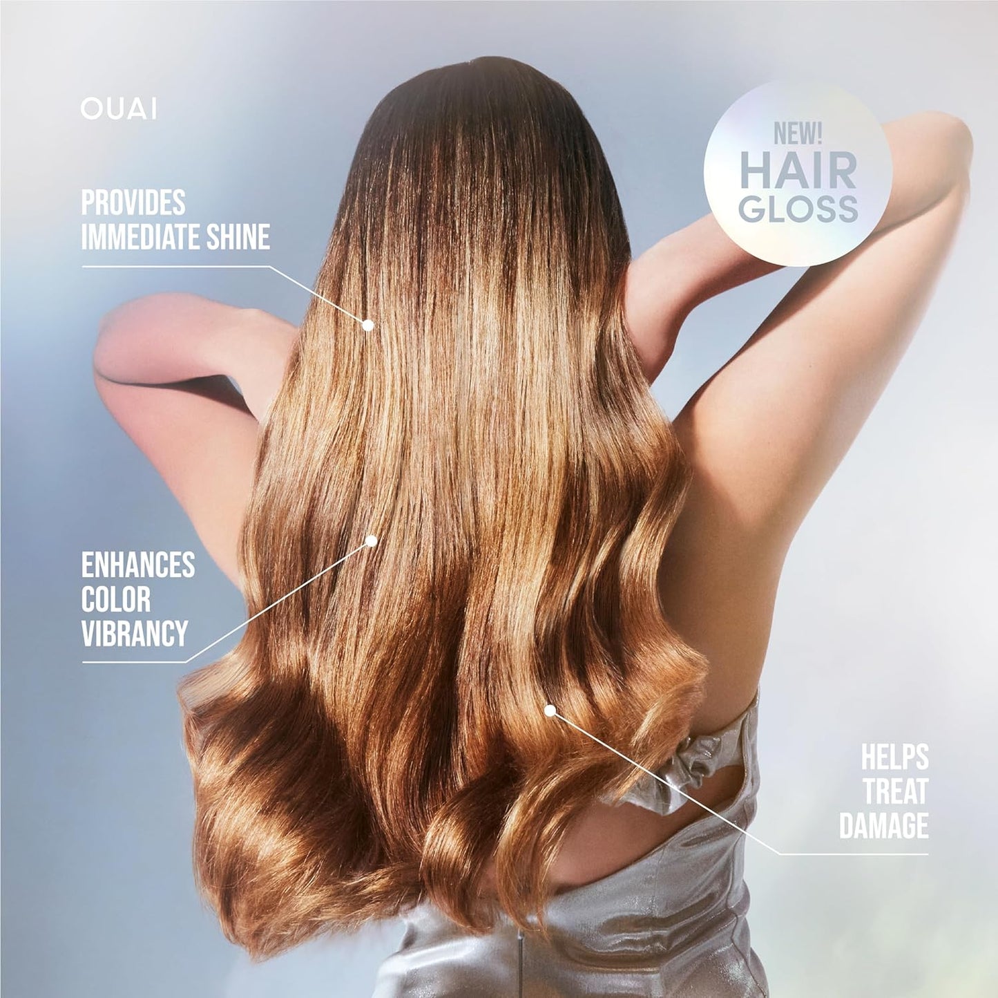 OUAI_Hair_Gloss_-_In-Shower_Shiny_Hair_Treatment_&_Glaze_with_Frizz_Control_-_Heat_Protectant_Infused_with_Hyaluronic_Acid,_Rice_Water_&_Panthenol_-_Paraben,_Phthalate_&_Sulfate_Free_(6_Oz)