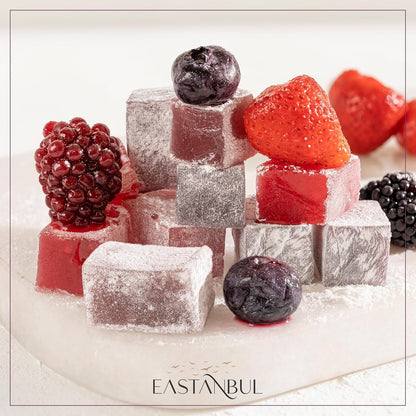 Eastanbul_Turkish_Delight,_10.5oz,_Turkish_Delights_Candy_Assorted_Strawberry,_Blackberry,_Raspberry_&_Blueberry_Flavor,_International_Candy,_Lokum,_Plain,_Gluten_Free,_No_Synthetic_Ingredient,_Vegan