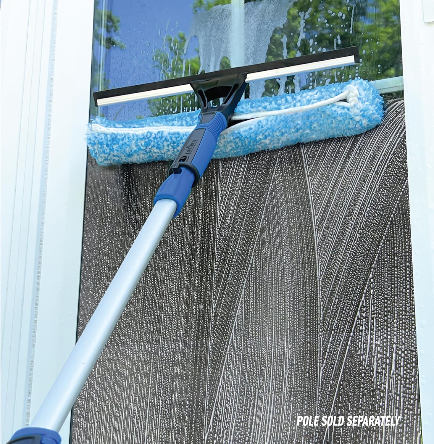 Unger_Professional_Connect_and_Clean_2-in-1_Squeegee_and_Scrubber,_14”_Window_Cleaning_Tool,_Essential_Glass_Cleaner_for_Commercial_and_Residential_Use,_Reusable_Microfiber_Sleeve,_Streak-Free_Results