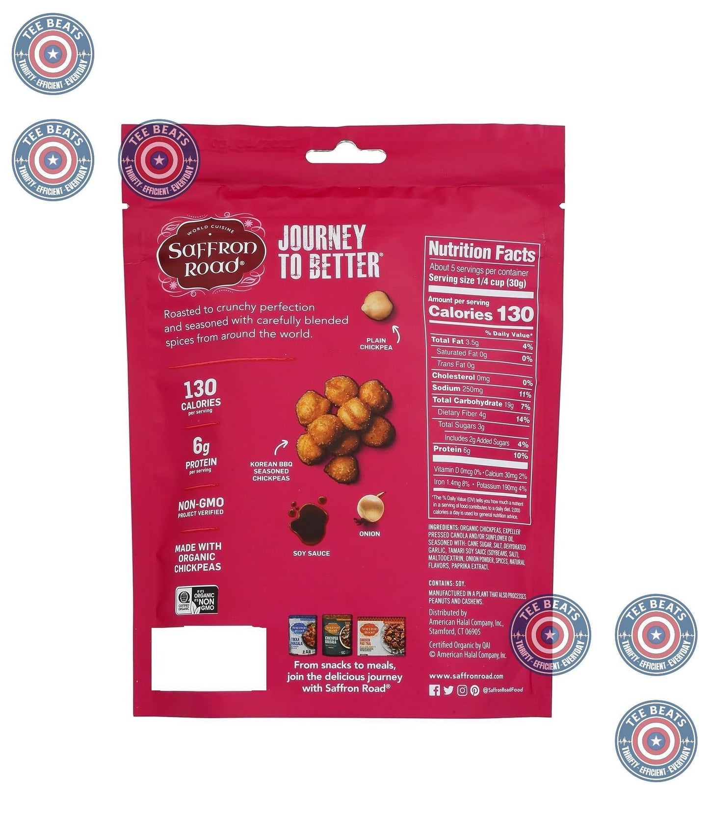 Saffron_Road_Korean_BBQ_Crunchy_Chickpea_Snack,_6oz_-_Gluten_Free,_Non-GMO,_Halal,_Kosher,_Vegan