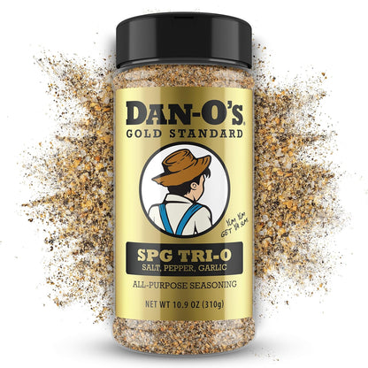 Dan-O’s_SPG_Tri-O_Seasoning_–_Salt,_Pepper_&_Garlic_Blend_–_Medium_Bottle_–_Premium_All_Purpose_SPG_for_Steak,_Chicken,_Seafood_&_Veggies