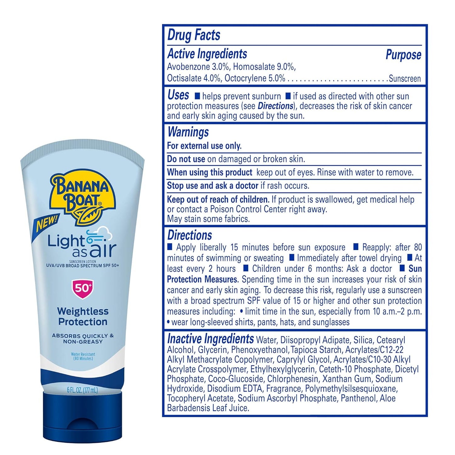 Banana_Boat_Light_As_Air_Sunscreen_Lotion_SPF_50_Twin_Pack_|_Lightweight_&_Non-Greasy_Lotion_Sunscreen_SPF_50,_Sunblock,_Oxybenzone_Free,_6oz_each