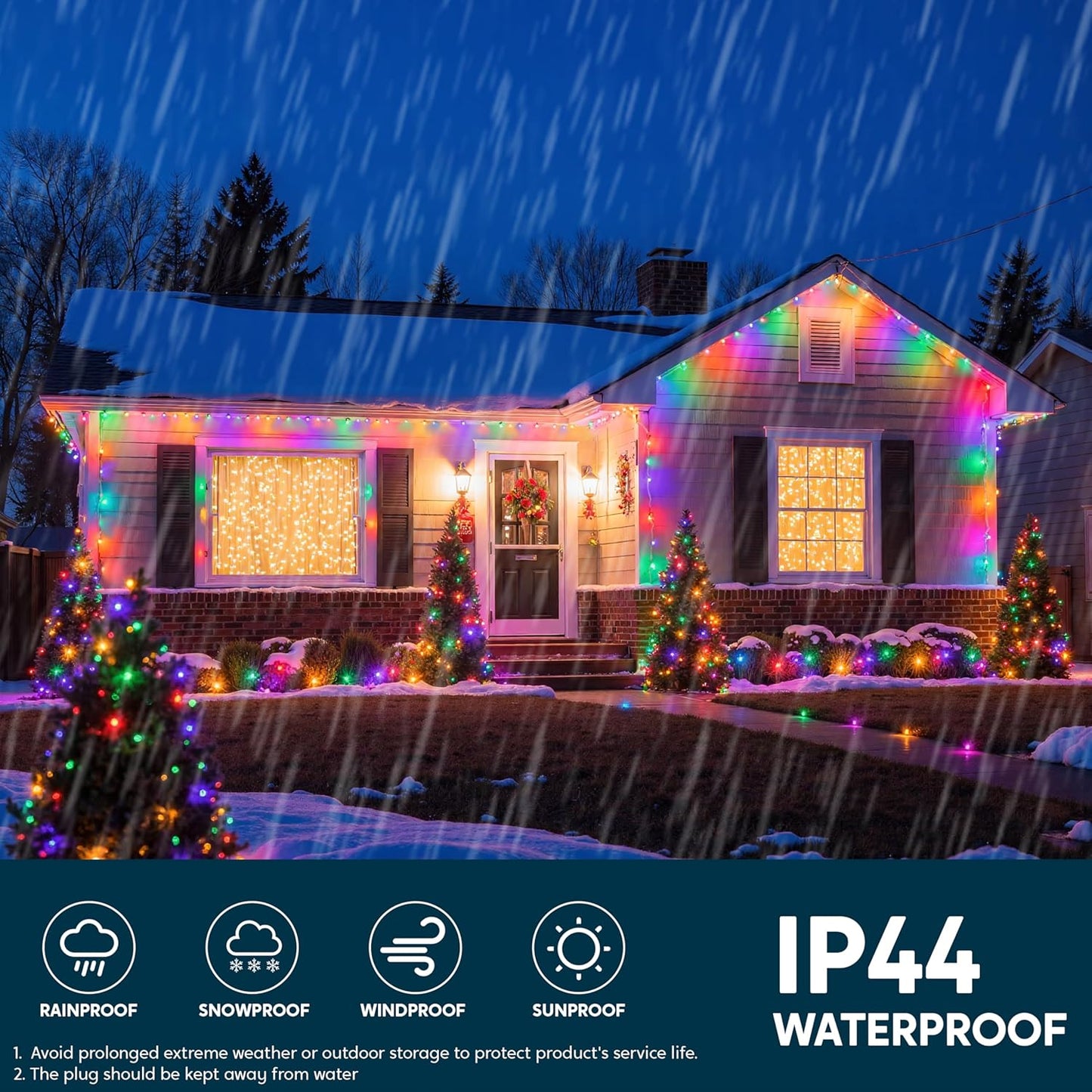 Joiedomi_600_LED_Christmas_Lights_Outdoor,197_FT_Multicolor_Christmas_Tree_Lights_with_8_Modes_Timer,_PVC_Clear_Wire_String_Lights_with_Reel_for_Indoor_Outdoor_Holiday_Xmas_Eve_Night_Decorations
