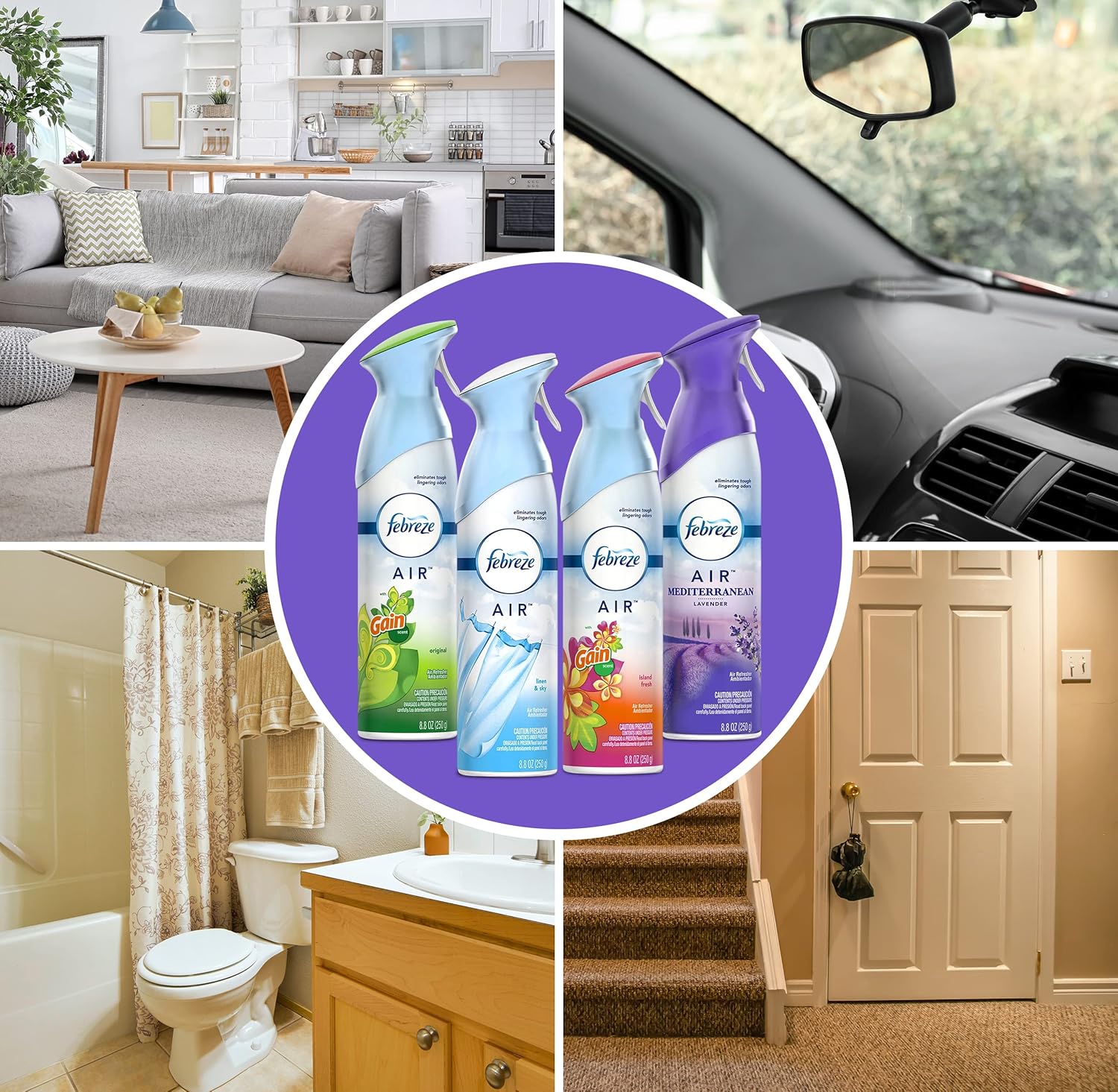 Febreze_Air_Freshener_Odor_Eliminator_Spray,_Assorted_Scent_Febreze_&_Bathroom_Deodorizer,_Original,_Island_Fresh,_Linen_Sky_&_Lavender,_4_Pack