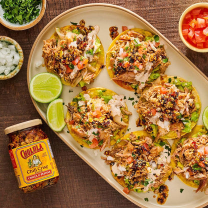 Cholula_Chili_Crisp_Sauce,_Chiles_&_Pepitas,_Crunchy_Topping_for_Tacos,_Tostadas,_Eggs,_Pizza_and_More,_8_oz