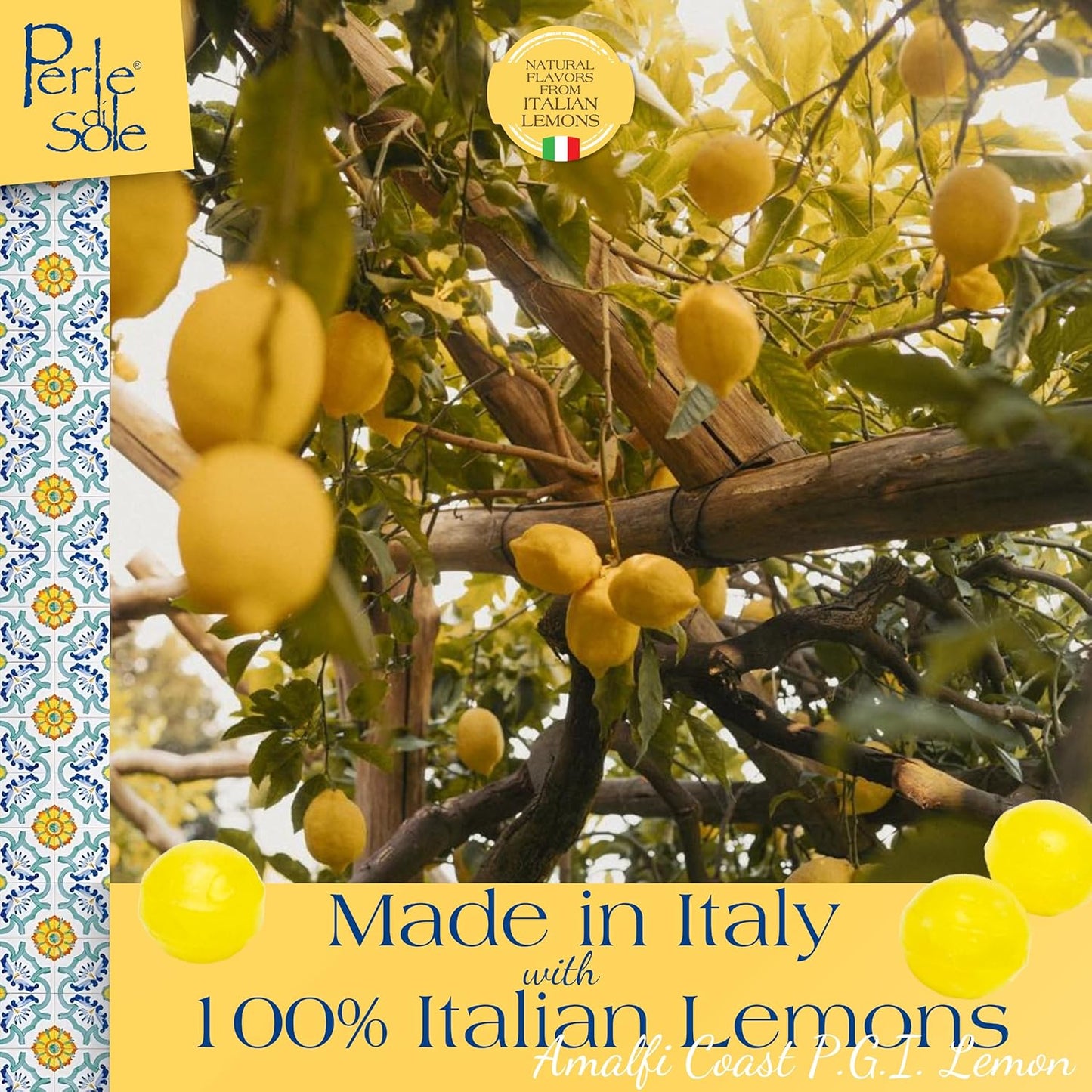 Perle_di_Sole_Italian_Lemon_Drops_Hard_Candy_Individually_Wrapped_(7.05_oz)_Made_with_Essential_Oils_of_Amalfi_Coast_P.G.I._Lemon_-_Italian_Imported_Gifts_From_Italy