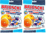 Brioschi Orange Flavored Effervescent Fizzy Digestive Italian Candies (5.29 oz)