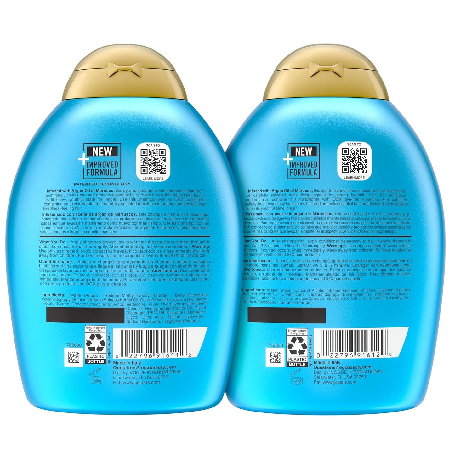 OGX_Renewing_+_Argan_Oil_of_Morocco_Shampoo_&_Conditioner_Set,_Damage_Repairing_Shampoo_&_Conditioner_Helps_Strengthen_&_Repair_Dry,_Damaged_Hair,_Sulfate-Free_Surfactants,_13_fl._Oz,_2_Pack