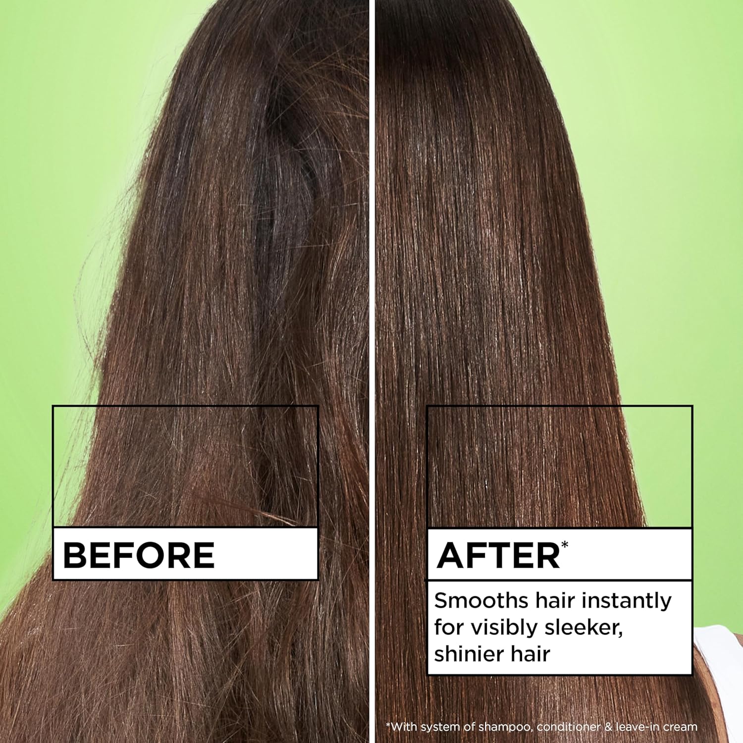 Garnier_Fructis_Sleek_and_Shine_Intense_Smooth_Leave_In_Conditioner,_Conditioning_Hair_Cream_for_Frizzy,_Dry_Hair,_Plant_Keratin_+_Argan_Oil,_10.2_Fl_Oz_(Pack_of_2)