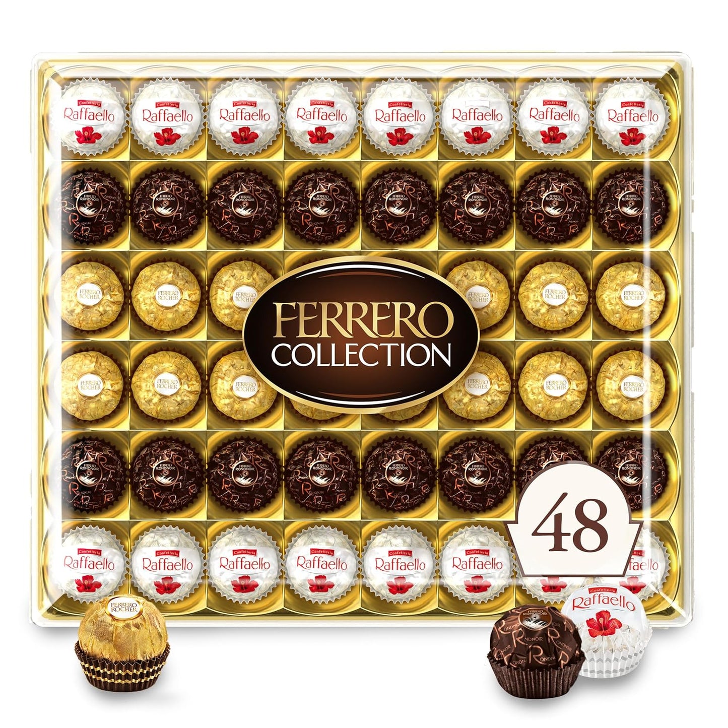 Ferrero_Collection,_Premium_Assorted,_Hazelnut,_Dark_Chocolate_and_Coconut,_48_Count_Premium_Treats,_6.1_oz