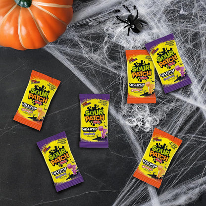 SOUR_PATCH_KIDS_Orange_&_Purple_Halloween_Candy_Lollipops_with_Sour_Candy_Dipping_Powder,_20_Lollipops