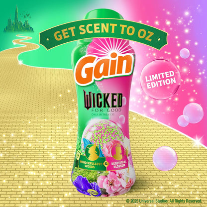 Gain_In-Wash_Laundry_Scent_Booster_"Wicked:_For_Good"_Limited_Edition,_Wonderfullest_Woods_&_Beautifical_Blossom,_12.2_oz,_Fresh_Extender_+_Odor_Protection_Laundry_Beads
