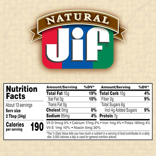 Jif_Natural_Creamy_Peanut_Butter_Spread_and_Honey_–_Contains_80%_Peanuts,_16_Ounces
