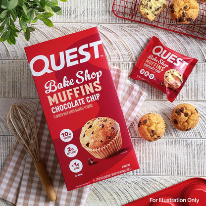 Quest_Nutrition_Chocolate_Chip_Muffin,_10g_Protein,_2g_Net_Carb,_Less_than_1g_Sugar,_Protein_Snack,_8_Count