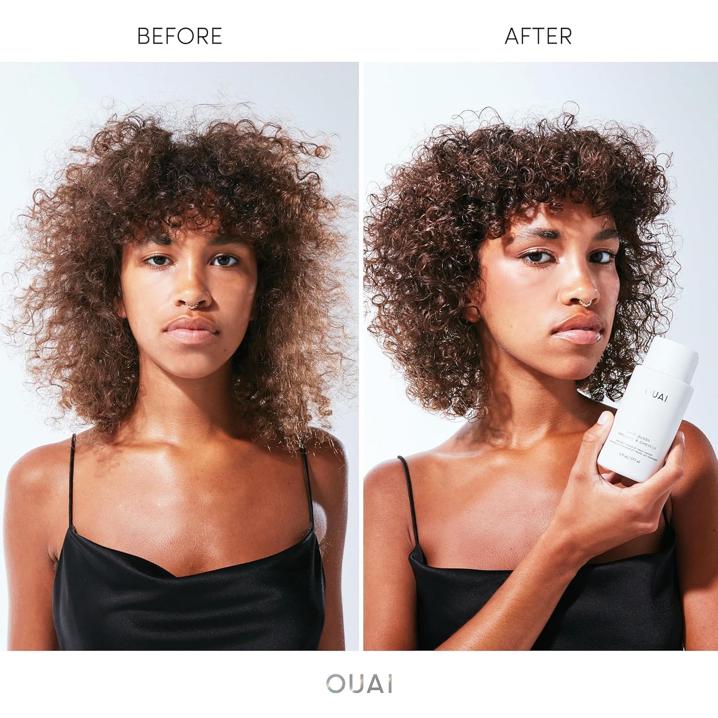 OUAI_Hair_Gloss_-_In-Shower_Shiny_Hair_Treatment_&_Glaze_with_Frizz_Control_-_Heat_Protectant_Infused_with_Hyaluronic_Acid,_Rice_Water_&_Panthenol_-_Paraben,_Phthalate_&_Sulfate_Free_(6_Oz)