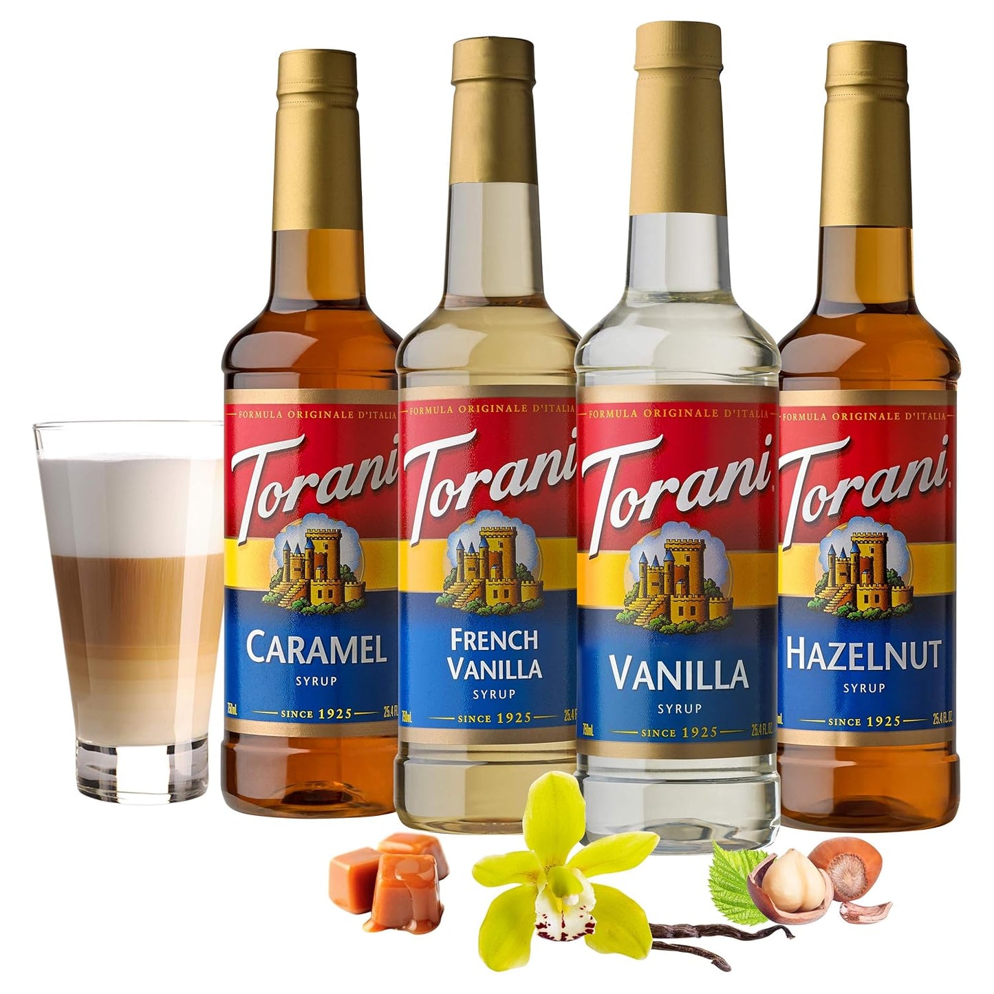 Torani_Variety_Pack_Caramel,_French_Vanilla,_Vanilla_&_Hazelnut,_25.4_Ounces_(Pack_of_4)