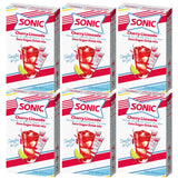 Sonic SINGLES TO GO! Sonic Singles to Go Powdered Drink Mix, Cherry Limeade, 6 Sticks per Box,(Pack of 6)