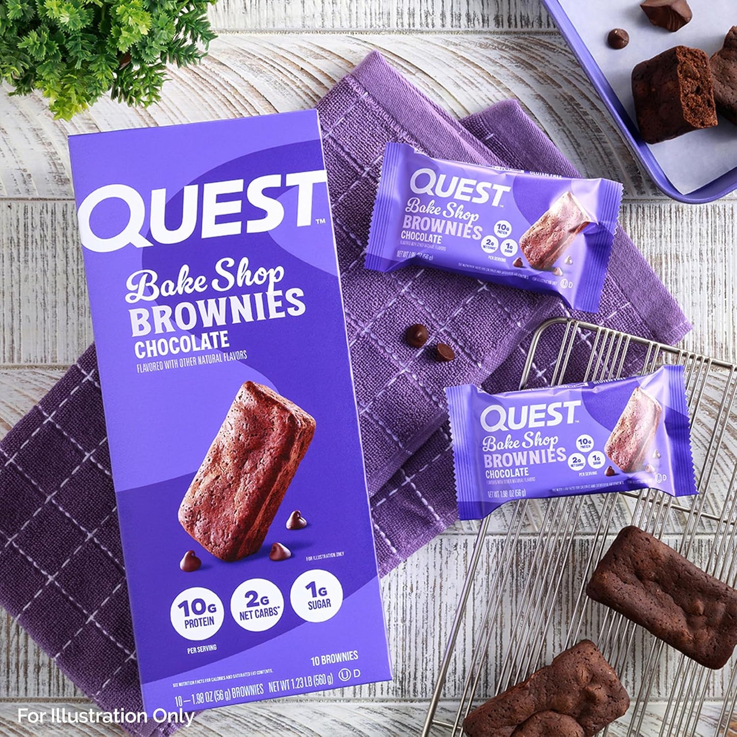 Quest_Nutrition_Bake_Shop,_Chocolate_Brownies,_10g_Protein,_2g_Net_Carbs,_1g_Sugar,_Protein_Snack,_10_Count