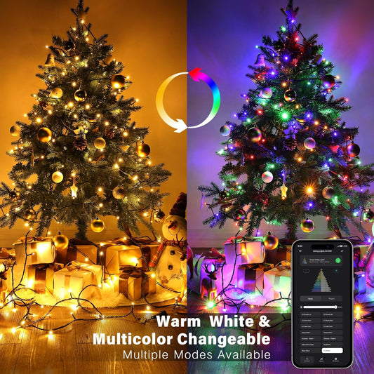 ODEETRONIC_Smart_Christmas_Tree_Lights,_98_ft_300_LED_Color_Changing_Christmas_Lights,_Warm_White_&_Multicolor_Mini_String_Light,_Music_Xmas_Fairy_Light_for_Indoor_Outdoor_Decor,_APP/Voice_Control