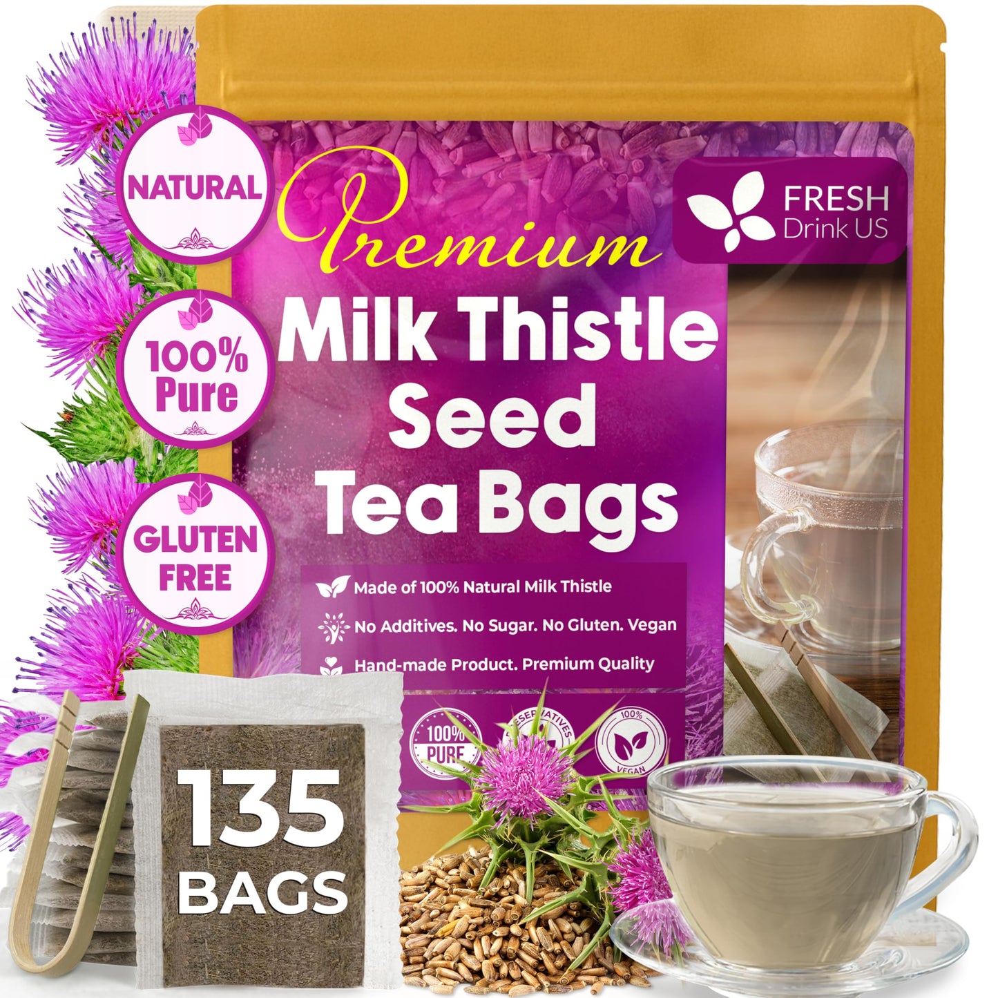 Milk Thistle - 135 Tea Bags