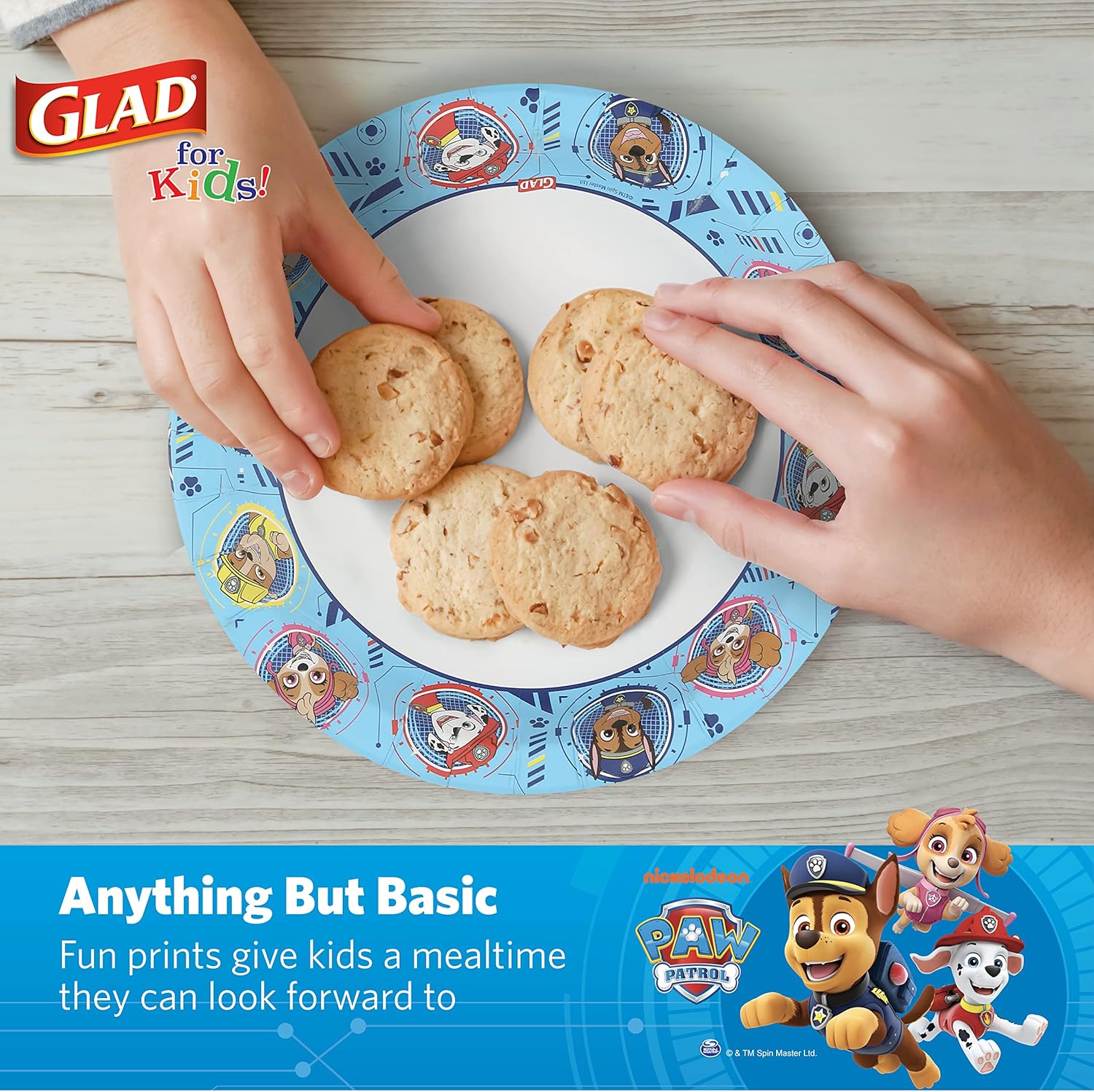 Glad_for_Kids_Paw_Patrol_Disposable_Paper_Plates,_Heavy_Duty_Soak_Proof_Microwavable_Kids_Plates_for_Parties,_Birthdays,_and_Everyday_Meals,_Core_Pups_Blue,_8.5_Inch,_20_Count