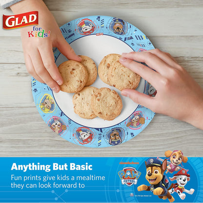 Glad_for_Kids_Paw_Patrol_Disposable_Paper_Plates,_Heavy_Duty_Soak_Proof_Microwavable_Kids_Plates_for_Parties,_Birthdays,_and_Everyday_Meals,_Core_Pups_Blue,_8.5_Inch,_20_Count