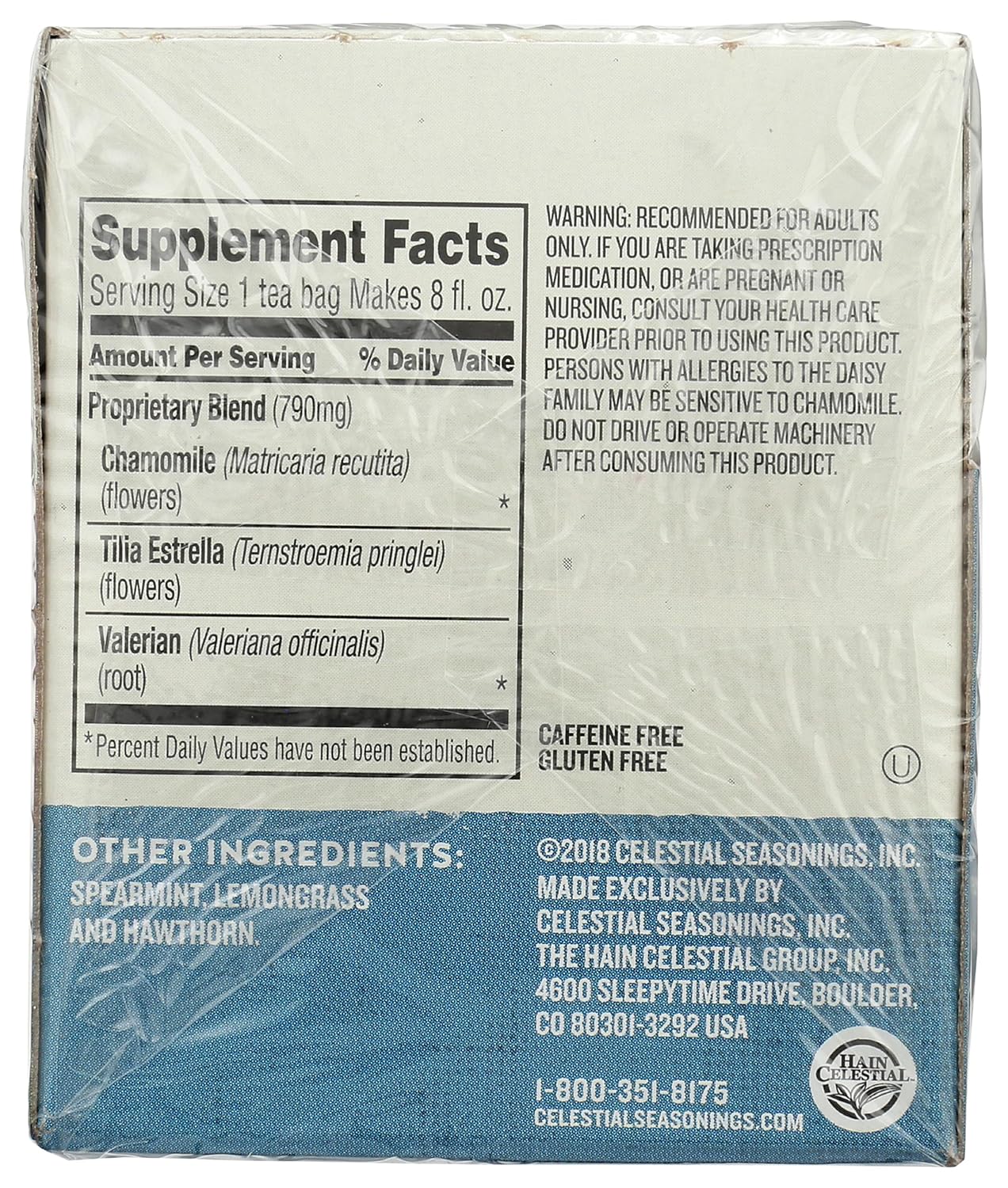 Celestial_Seasonings_Wellness_Tea,_Sleepytime_Extra,_20_Count_Box