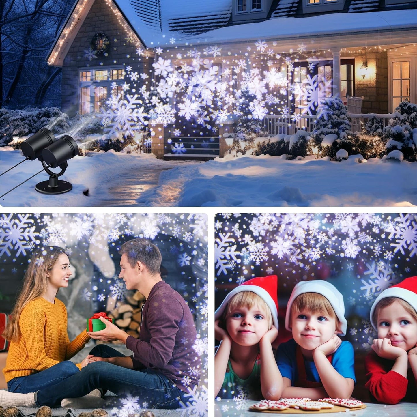 2025_MuliVid_Christmas_Projector_Lights_Outdoor,_Double_Head_Snowfall_LED_Lights_Waterproof,_Outdoor_Christmas_Snowflake_Projector_Light_for_Xmas_Holiday_Party,_Patio,_Garden_Decoration