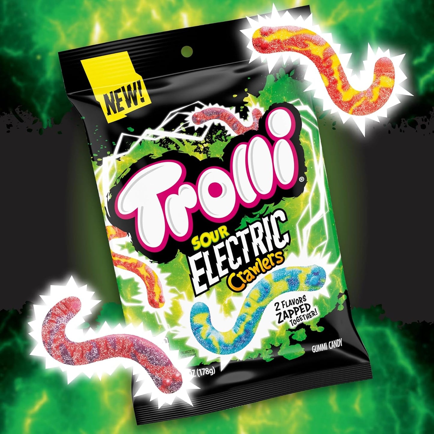 Trolli_Electric_Crawlers_Candy,_6.3_Ounce_Bag