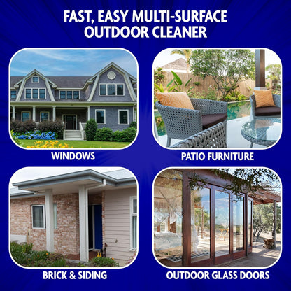 Windex_Outdoor_Window_and_Glass_Cleaner_for_Hose_Ammonia_Free,_Concentrated_Formula_for_Deep_Outdoor_Clean,_Patio_Cleaner,_Compatible_With_All_Hoses,_32_Fl_Oz_(Pack_of_2)