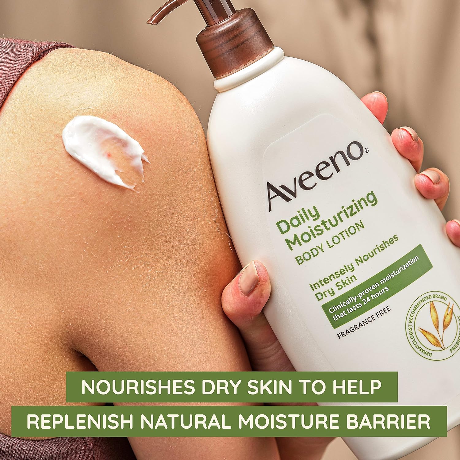 Aveeno_Daily_Moisturizing_Body_Lotion,_Body_Lotion_for_Dry_Skin_with_Prebiotic_Oat,_Paraben_Free,_Fragrance_Free,_Non-Greasy,_Non-Comedogenic_Moisturizer,_8_FL_OZ