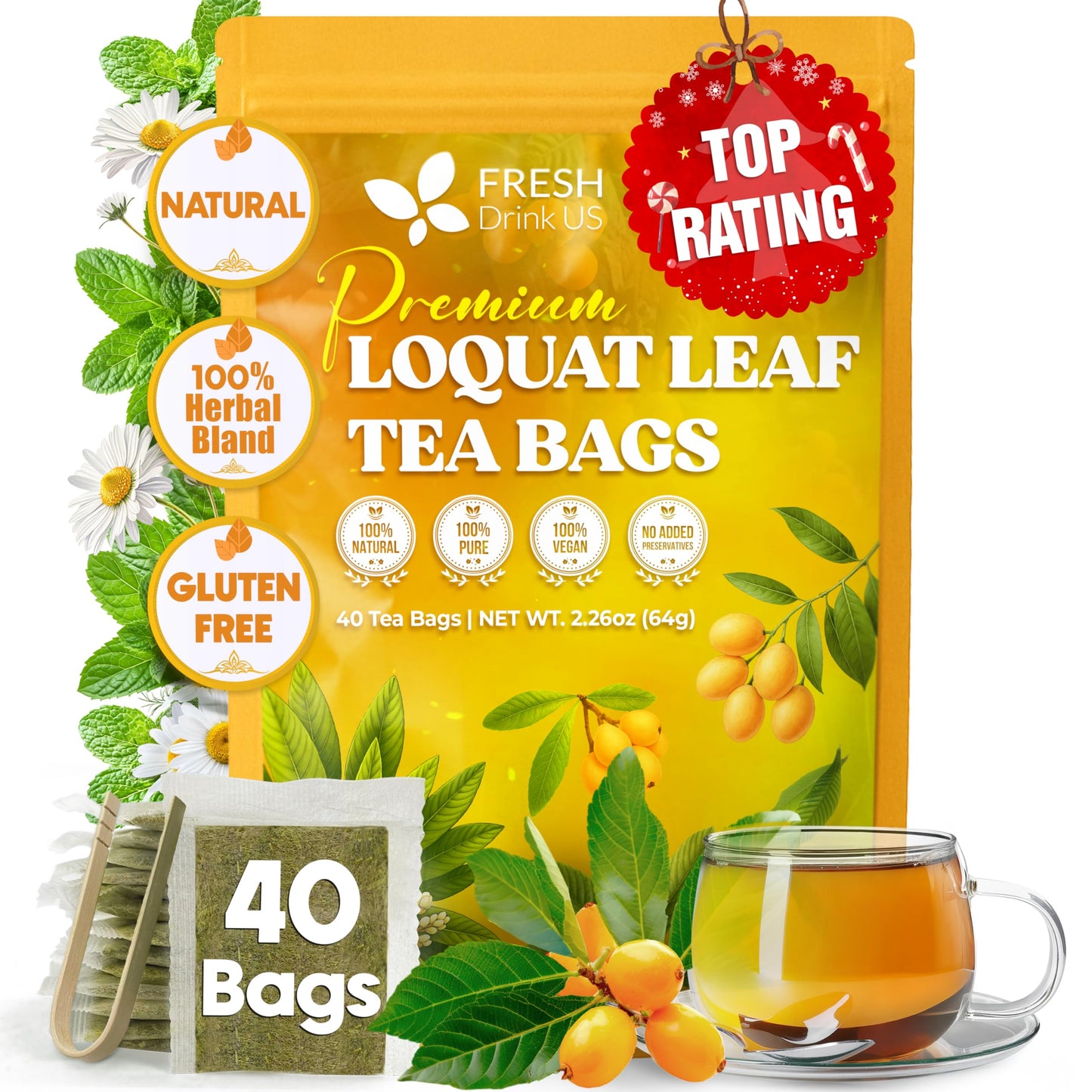 Loquat - 40 Tea Bags