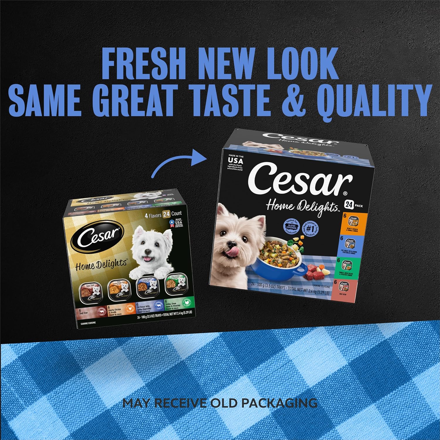Cesar_Home_Delights_Adult_Wet_Dog_Food,_Pot_Roast_with_Spring_Vegetables,_Beef_Stew,_Turkey,_Green_Beans,_&_Potatoes,_and_Hearty_Chicken_&_Noodle_Dinner_in_Sauce_Variety_Pack,_3.5_oz._24_Count