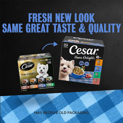 Cesar_Home_Delights_Adult_Wet_Dog_Food,_Pot_Roast_with_Spring_Vegetables,_Beef_Stew,_Turkey,_Green_Beans,_&_Potatoes,_and_Hearty_Chicken_&_Noodle_Dinner_in_Sauce_Variety_Pack,_3.5_oz._24_Count