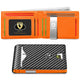 Carbon and Orange -money clip