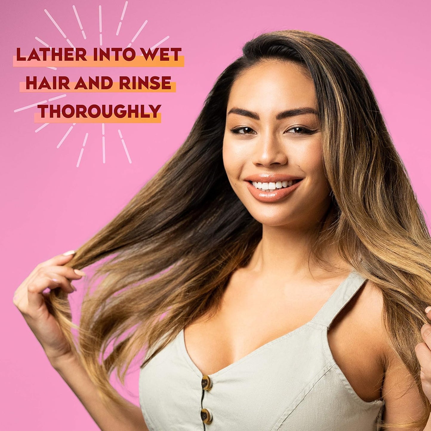 OGX_Frizz-Free_+_Keratin_Smoothing_Oil_Shampoo,_5_in_1,_for_Frizzy_Hair,_Shiny_Hair,_13_Fl_Oz
