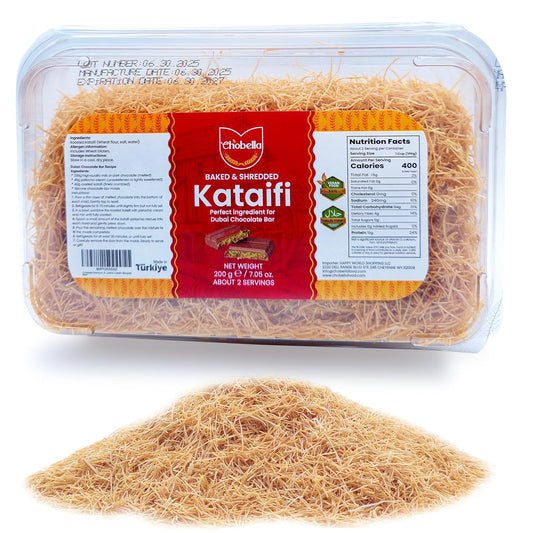 Chobella_Premium_Roasted_Kataifi_Pastry_for_Dubai_Pistachio_Chocolate_Bar,_7_oz_(200g),_Toasted_Kataifi_Shredded_Fillo_Dough,_Kadayif,_Katafi,_Katifi,_Kunafa,_Knafeh,_Pistachio_Cream_Recipes