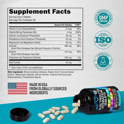 Electrolytes_-_Electrolyte_Tablets_with_Magnesium,_Sodium,_Potassium,_Chloride,_Vitamins_D3_&_B6,_Kelp_Powder_-_Salt_Pills_-_Made_in_USA_-_Oral_Tablets_as_Capsules_-_Vegan_&_Keto_Friendly_-_120_Tabs