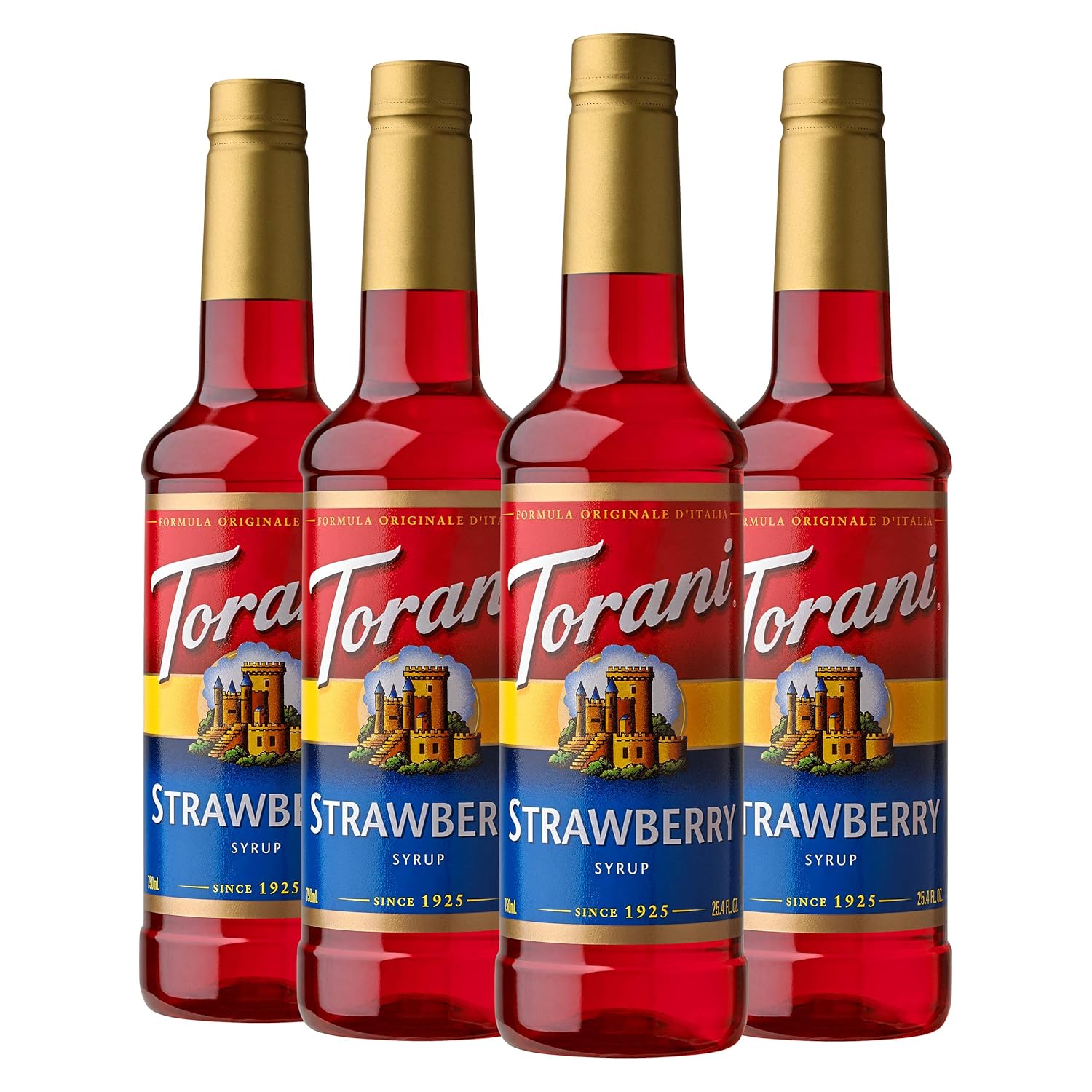 Torani_Strawberry_Flavored_Drink_Syrup,_25.4_fl_oz_(Pack_of_4)