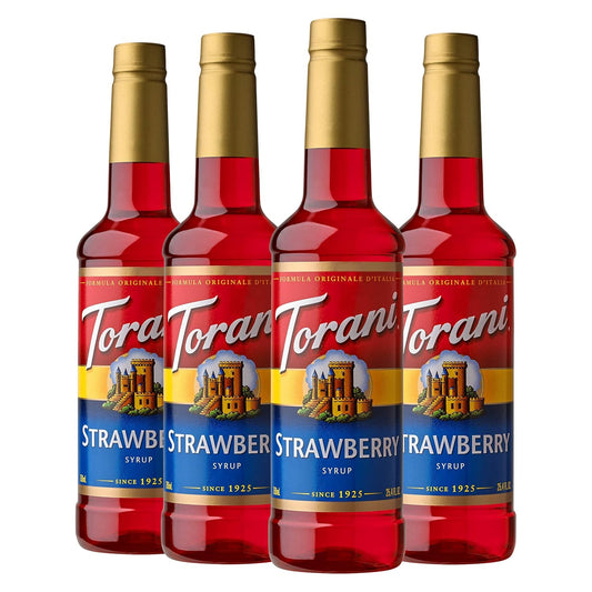 Torani_Strawberry_Flavored_Drink_Syrup,_25.4_fl_oz_(Pack_of_4)
