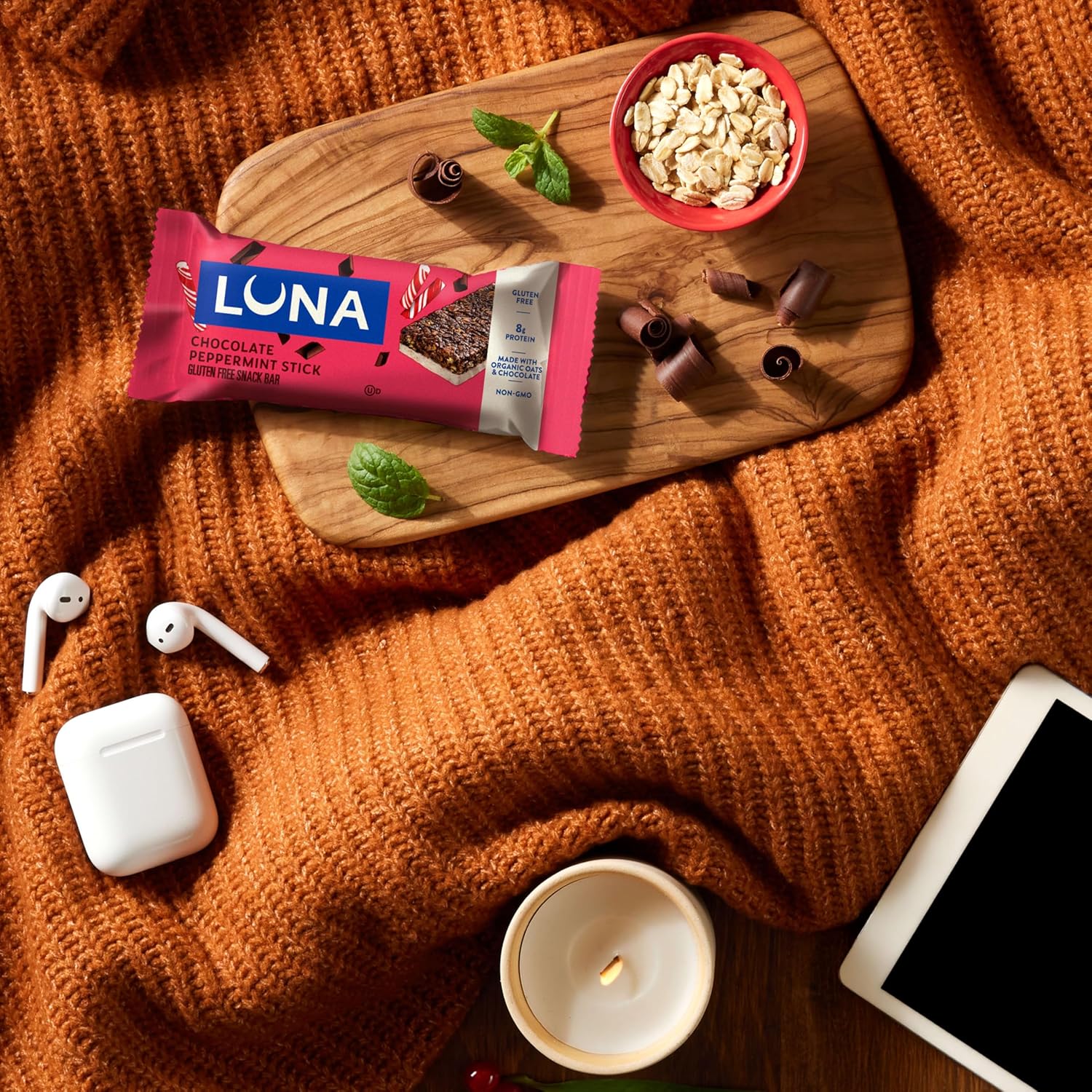 LUNA_Bar_-_Chocolate_Peppermint_Stick_Flavor_-_Gluten_Free_Snack_Bars_-_Non-GMO_-_Protein_Bars_-_Made_with_Organic_Oats_-_Value_Pack_(12_Pack)