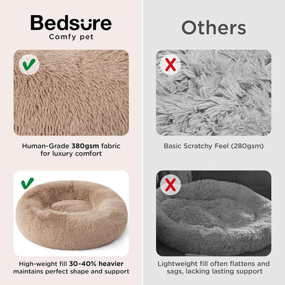 Bedsure_Calming_Dog_Bed_Medium_Size_Dog_-_Donut_Washable_Medium_Pet_Bed,_30_inches_Anti-Slip_Round_Fluffy_Plush_Faux_Fur_Cat_Bed,_Fits_up_to_45_lbs_Pets,_Camel